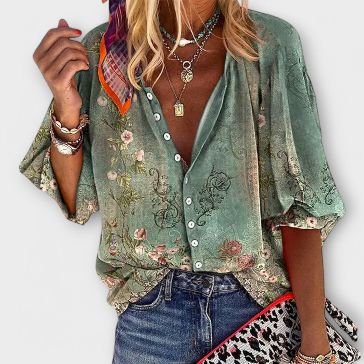 Retro-Chic Blouse