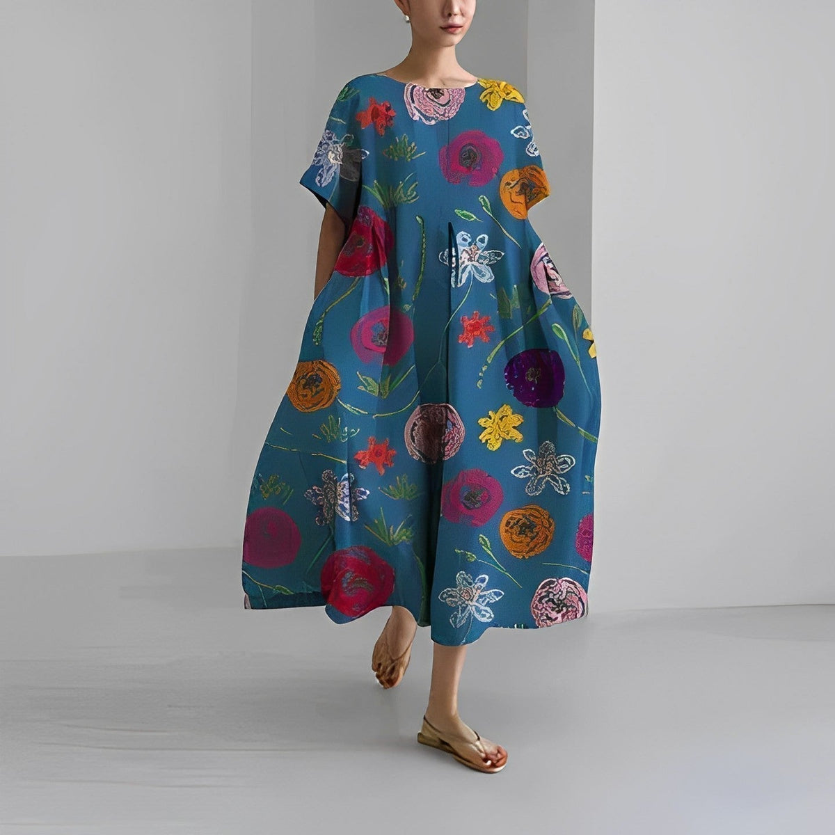 Effortless Boho Comfort Maxi Dress