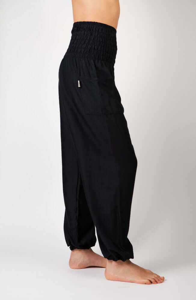 Comfort-Waist Harem Trousers