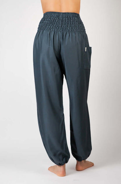 Easy-Waist Harem Trousers