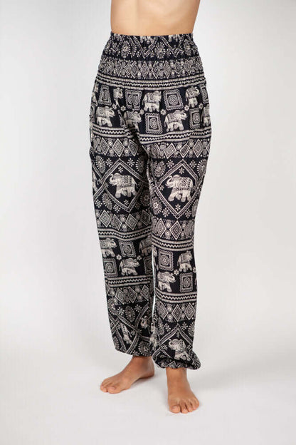 Comfort-Waist Harem Trousers