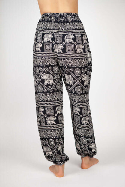 Comfort-Waist Harem Trousers