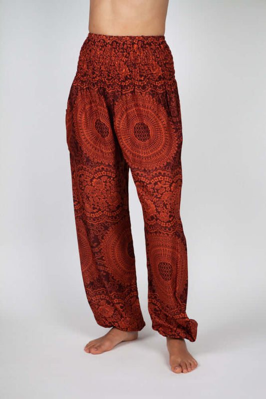 Easy-Waist Harem Trousers