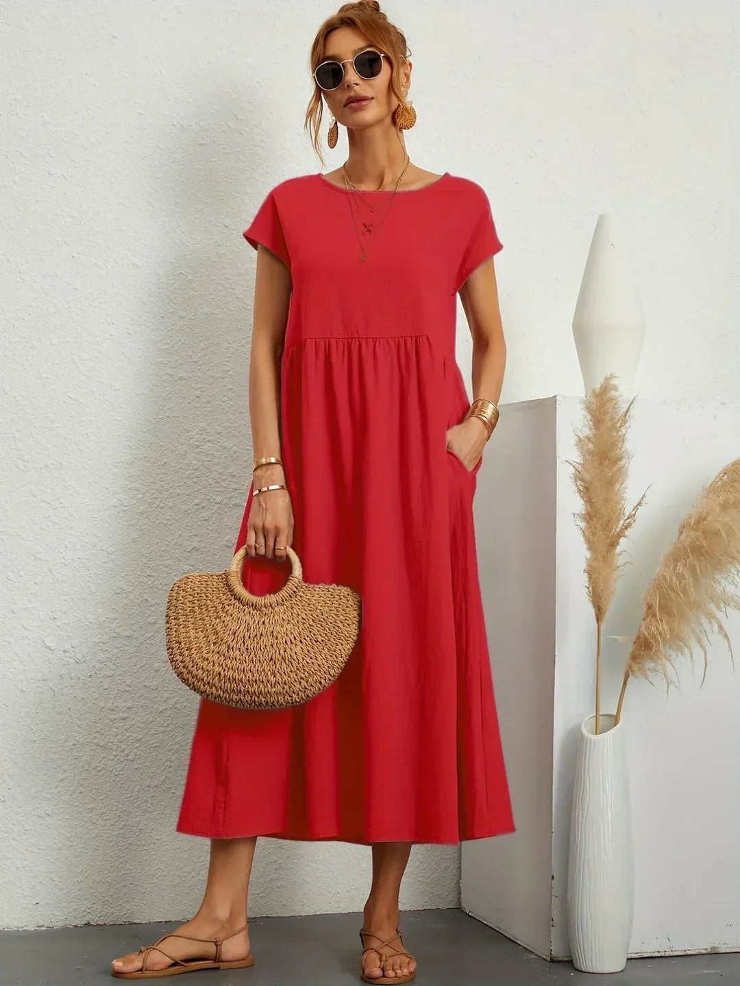 Elegance-Infused Comfort Dress
