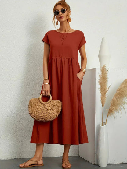 Elegance-Infused Comfort Dress