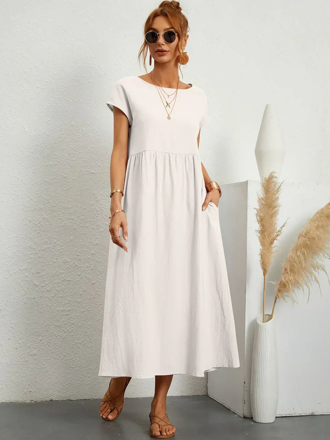 Elegance-Infused Comfort Dress