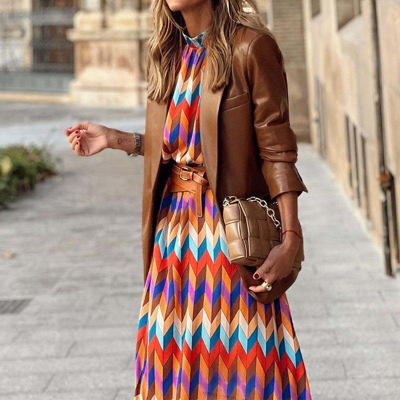 Effortless Chic Geometric Dress