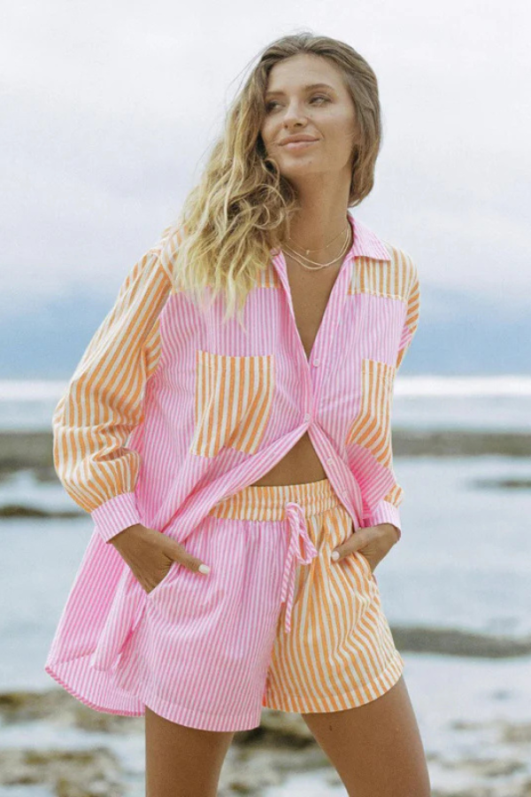 Chic Comfort Striped Set