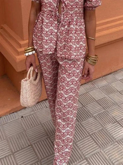 Bold Print Comfort Set