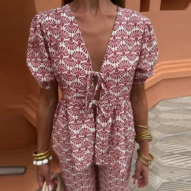 Bold Print Comfort Set