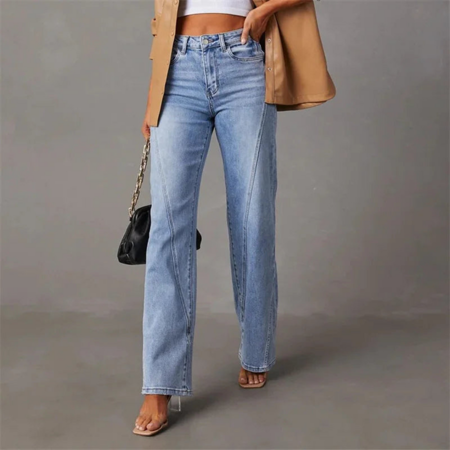 High-Waist Comfort Jeans