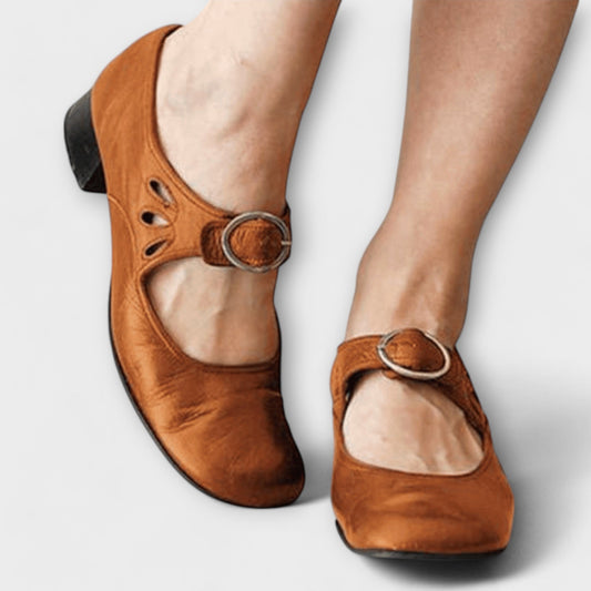Elegant Comfort Leather Sandals