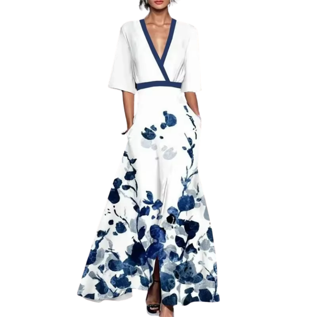 Elegant-Flare Spring Dress