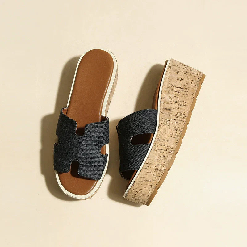 Cushion-Soft Wedge Sandals