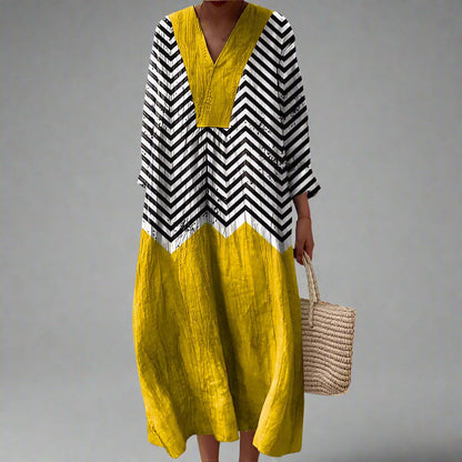 Julia Geometric Chic Dress