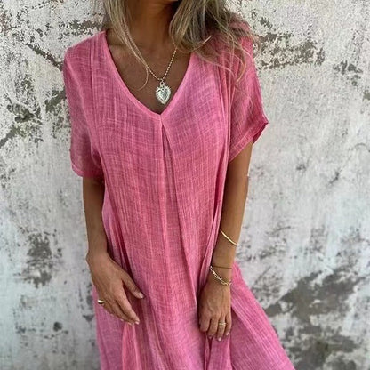 Cooling V-Neck Dress