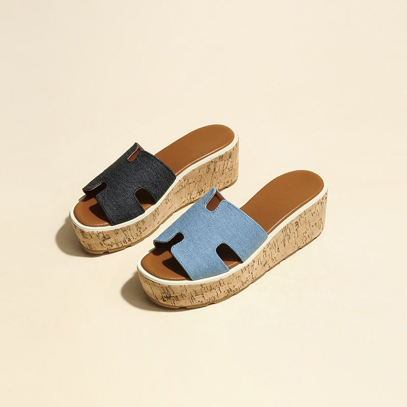 Cushion-Soft Wedge Sandals