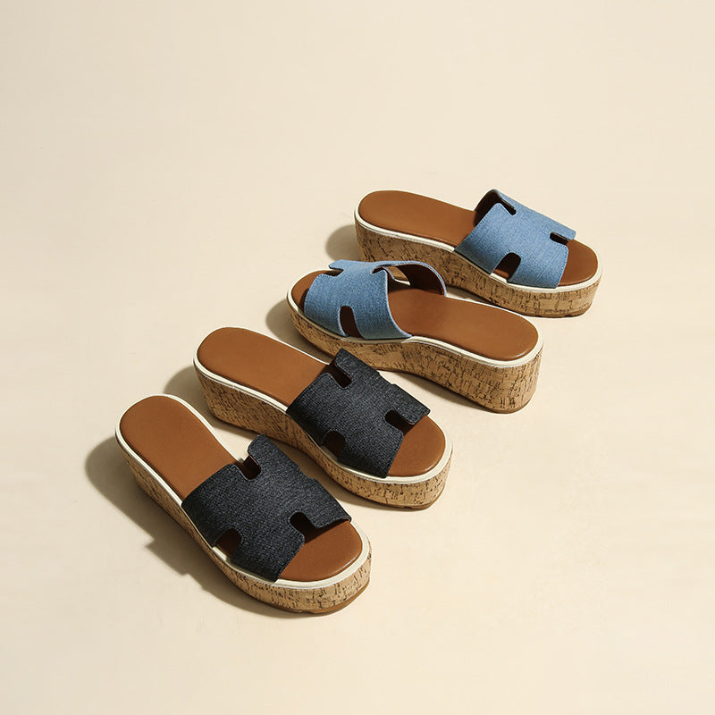 Cushion-Soft Wedge Sandals