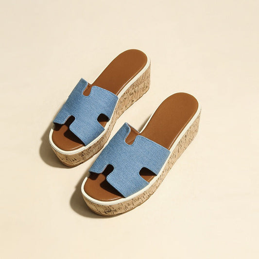 Cushion-Soft Wedge Sandals