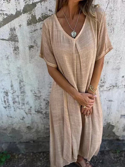 Cooling V-Neck Dress