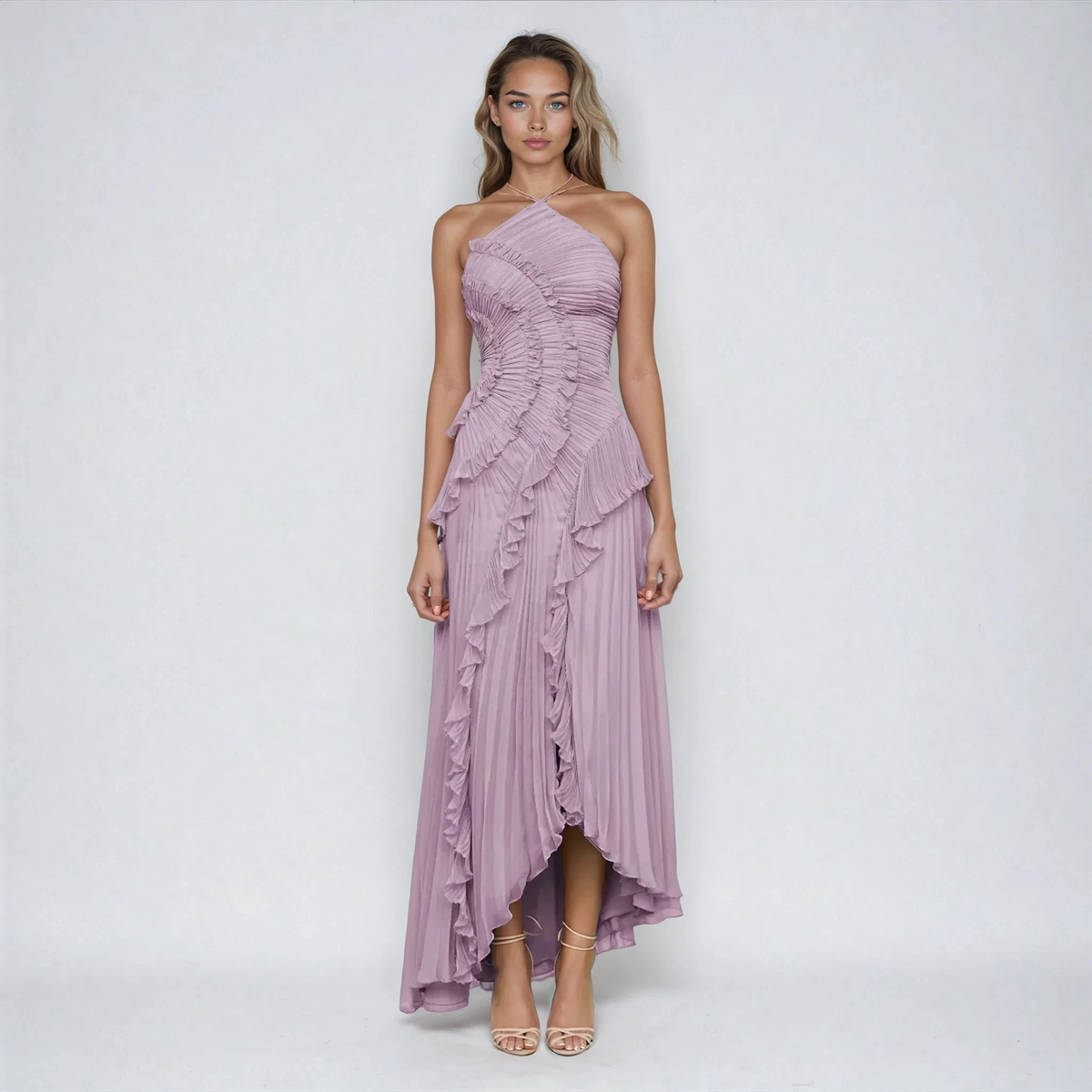 Ethereal Lilac Gown for Unforgettable Moments