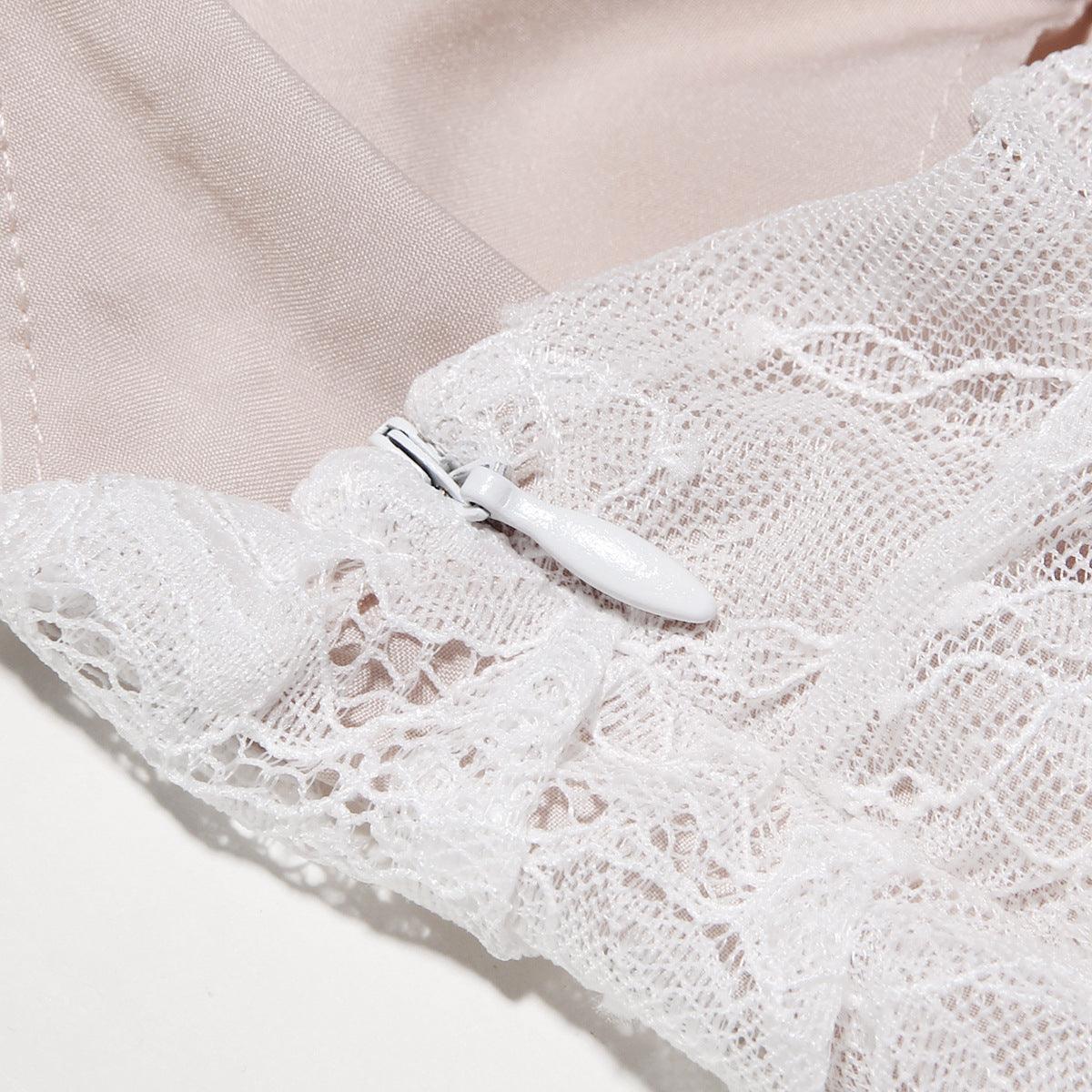 Radiant Elegance Lace Maxi Dress