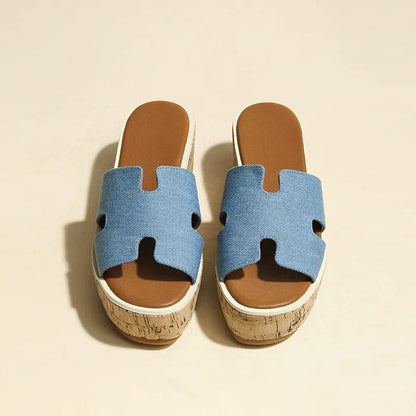 Cushion-Soft Wedge Sandals