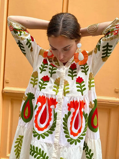 Effortless Chic Patchwork Dress