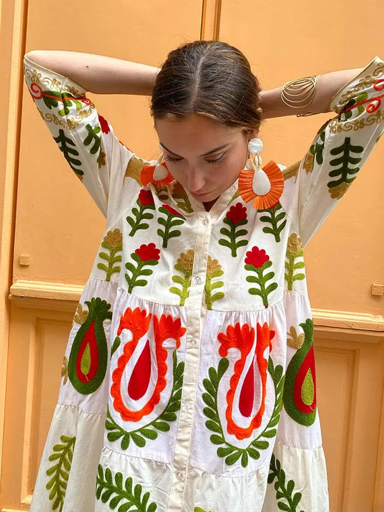 Effortless Chic Patchwork Dress