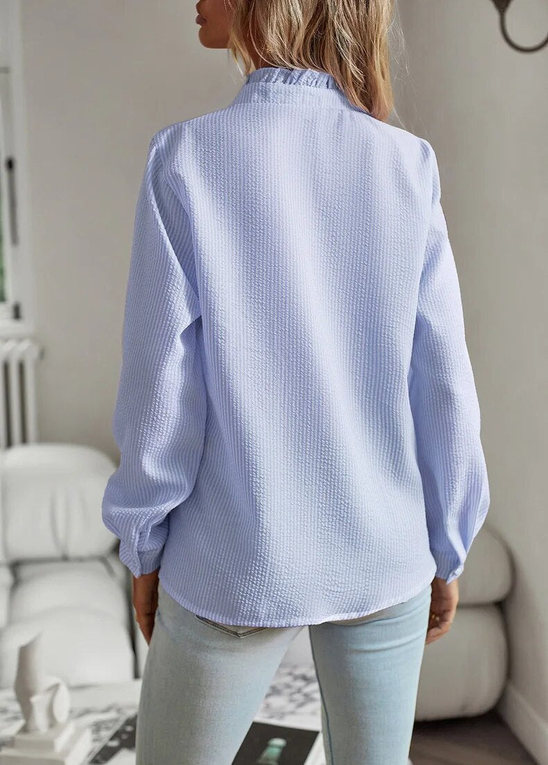 Feminine Ruffle Blouse