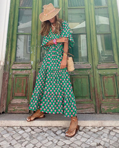 Cooling Bohemian Maxi Dress