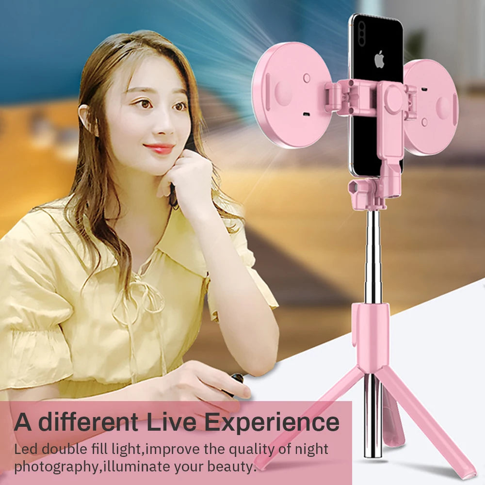 Ultimate Selfie Stick with Fill Light