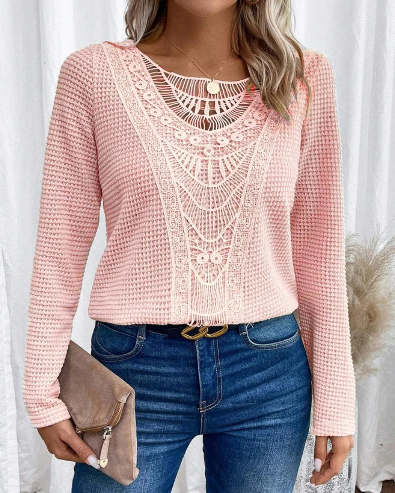 Elegant Cut-Out T-Shirt