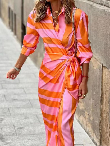 Confident Curve-Enhancing Wrap Dress