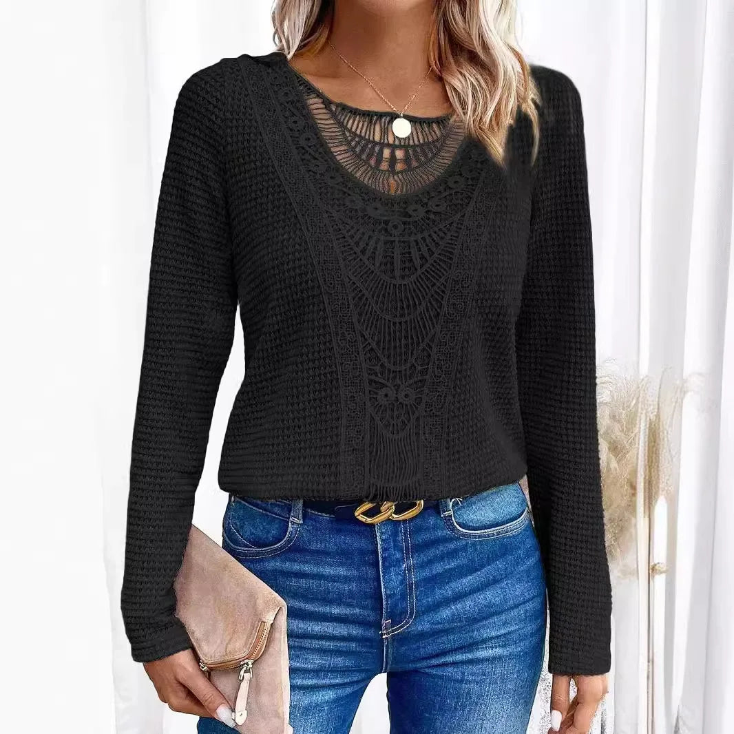 Elegant Cut-Out T-Shirt