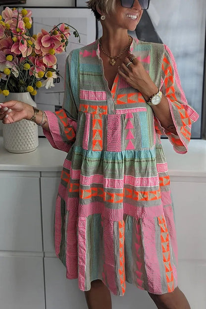Elegant Vintage A-Line Dress