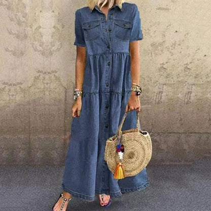 Flattering Everyday Denim Dress