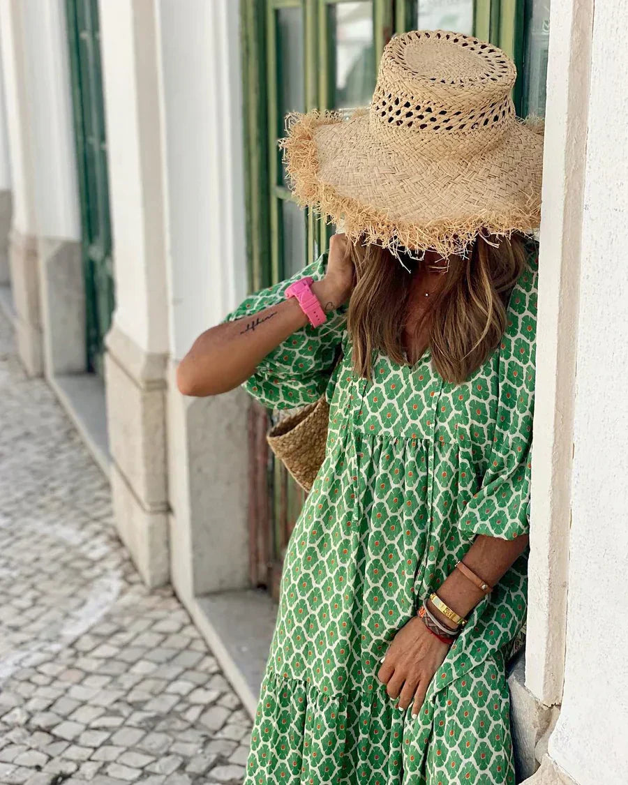 Cooling Bohemian Maxi Dress