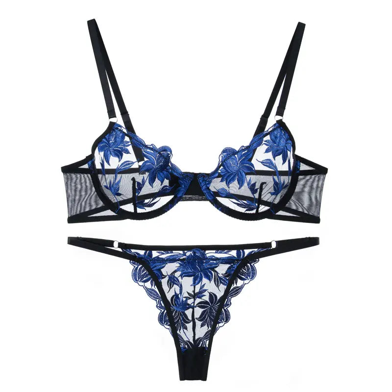 Breathable Lace Lingerie Set