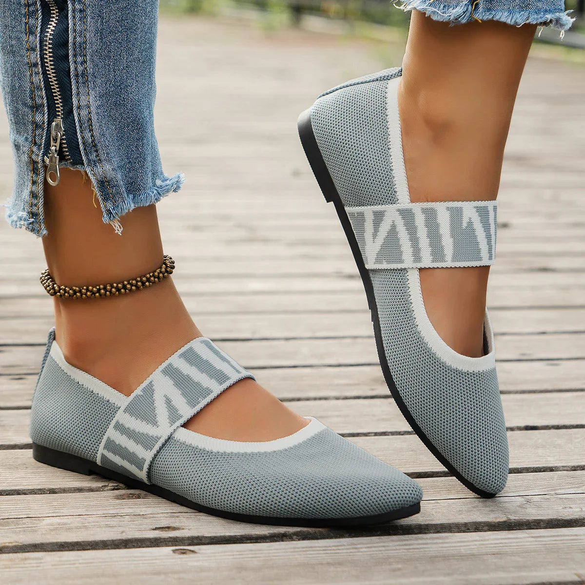 Comfort-Mesh Flats