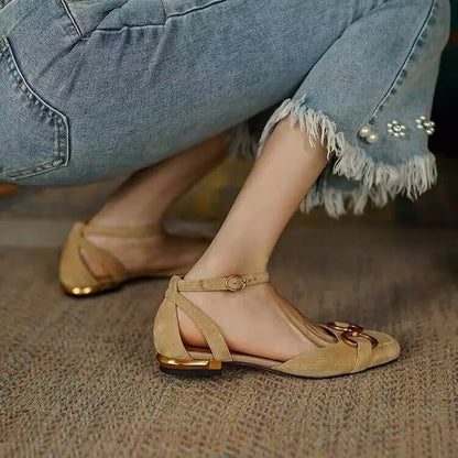 Comfort-Stability Leather Sandals