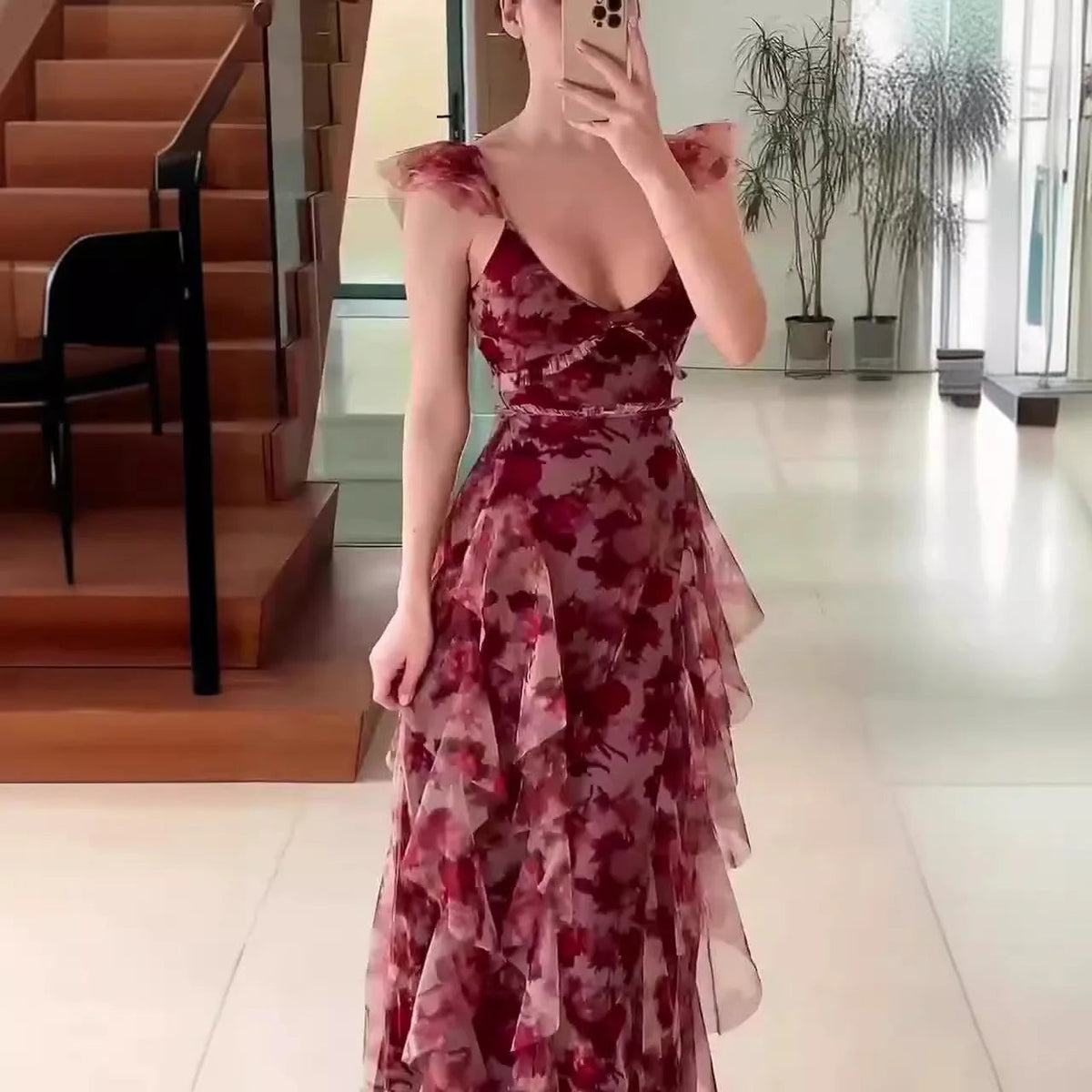 Unveil Your Elegance Floral Dress