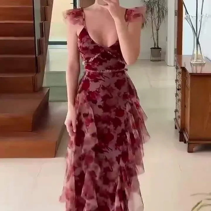 Unveil Your Elegance Floral Dress