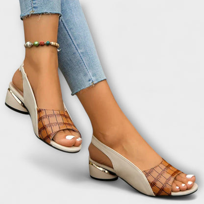 Elegant Comfort Leather Sandals
