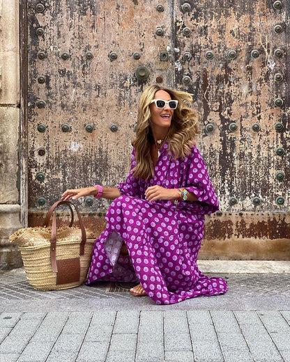 Cooling Bohemian Maxi Dress