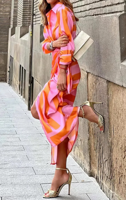 Confident Curve-Enhancing Wrap Dress