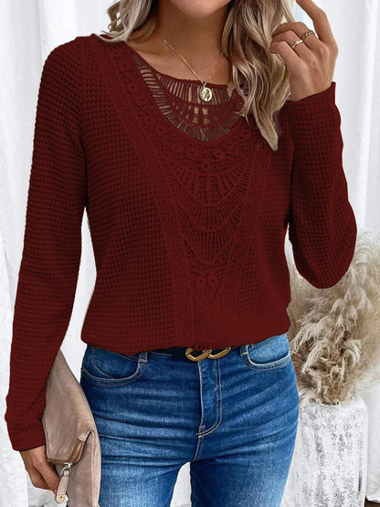 Elegant Cut-Out T-Shirt