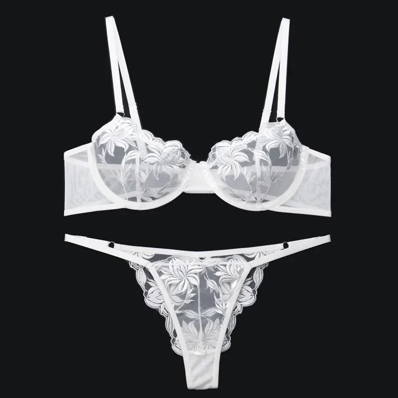Breathable Lace Lingerie Set