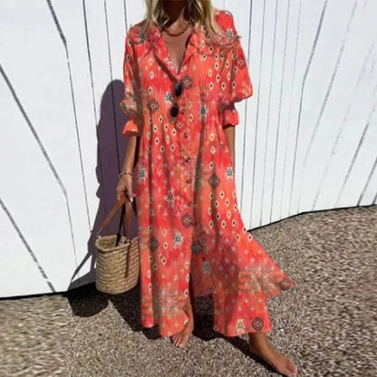 Effortless Boho Summer Maxi Dress