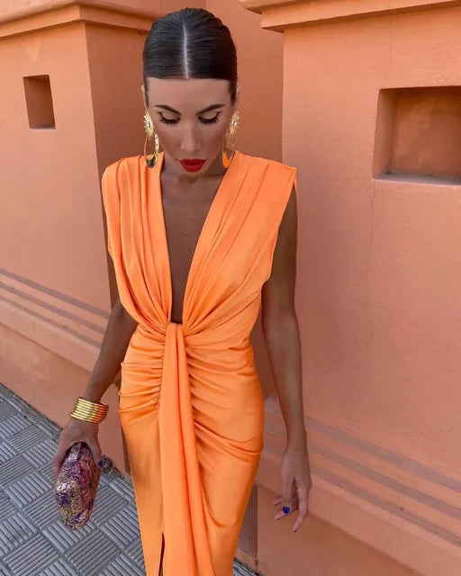 Elegance-Plisseekleid